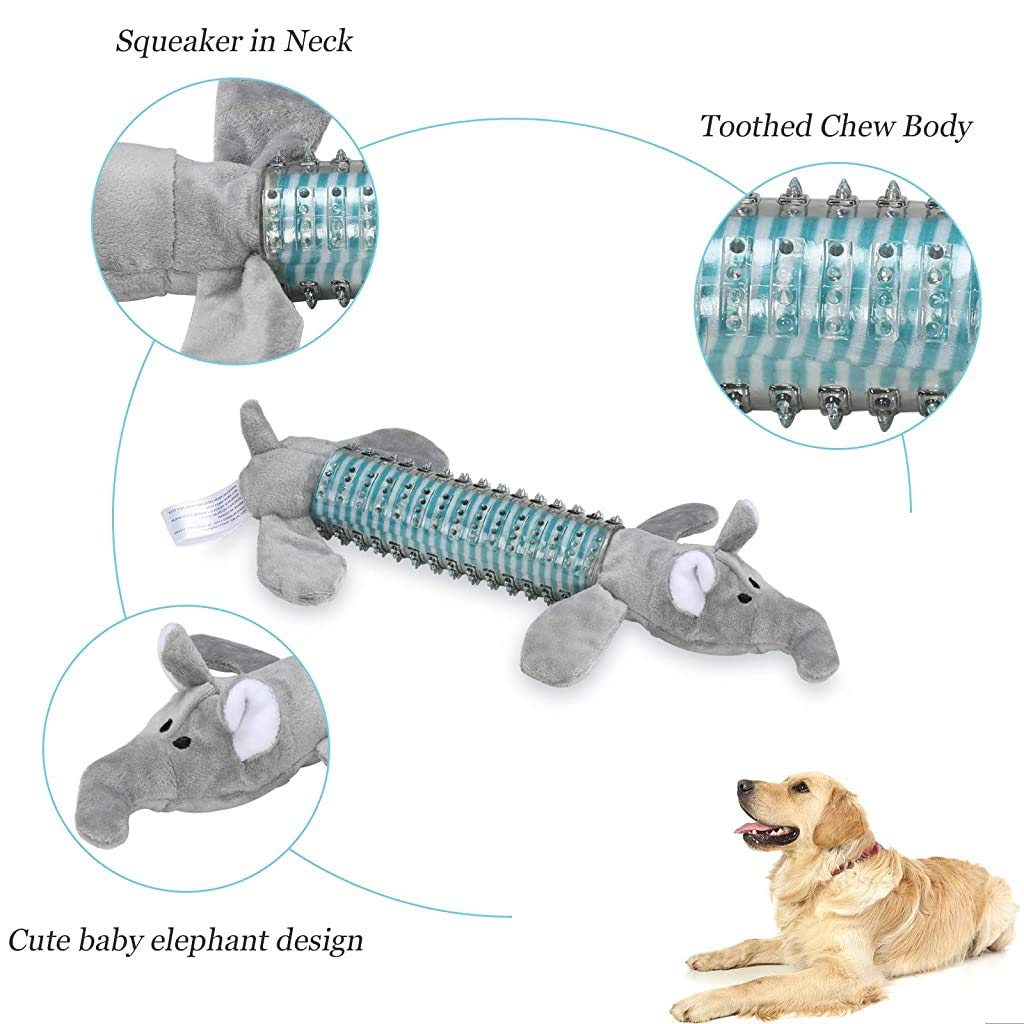 Qpets Dog Toys Pet Dog Puppy Cat Play Plush Stripe Gray Elephant Squeaky Sound Chew Toys Dog Accessories for Puppy Dog Teething Toys 1pcs Qpets Dog Toys Pet Dog Puppy Cat Play Plush Stripe Gray Elephant Squeaky Sound Chew Toys Dog Accessories for Puppy Dog Teething Toys 1pcs